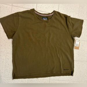 Burton Olive Green Kids Short Sleeve Tee